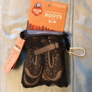 Arcadia Trail- All terrain, warm weather Dog boots. Blk/Gry, SM-new w/ tags